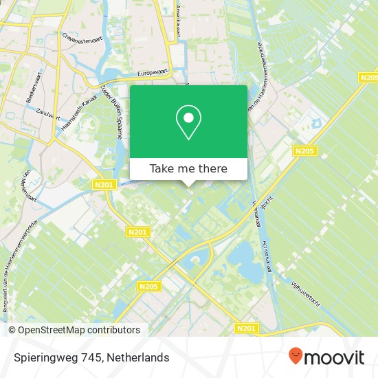 Spieringweg 745, Spieringweg 745, 2142 ED Cruquius, Nederland map