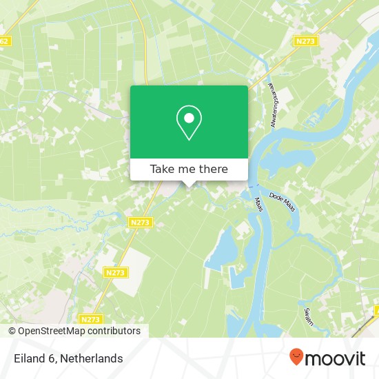 Eiland 6, 6086 NA Neer map