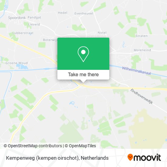 Kempenweg (kempen oirschot) Karte