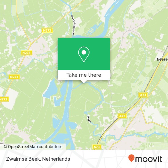 Zwalmse Beek map