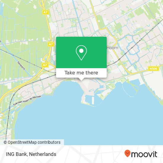 ING Bank, Grote Noord 81 map