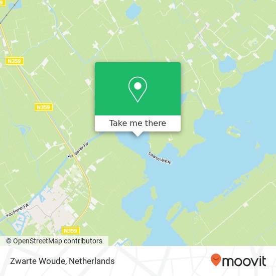 Zwarte Woude Karte