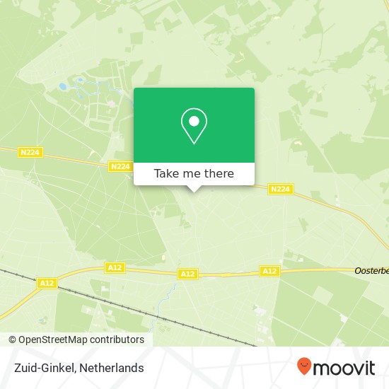 Zuid-Ginkel map