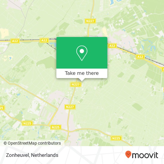 Zonheuvel map