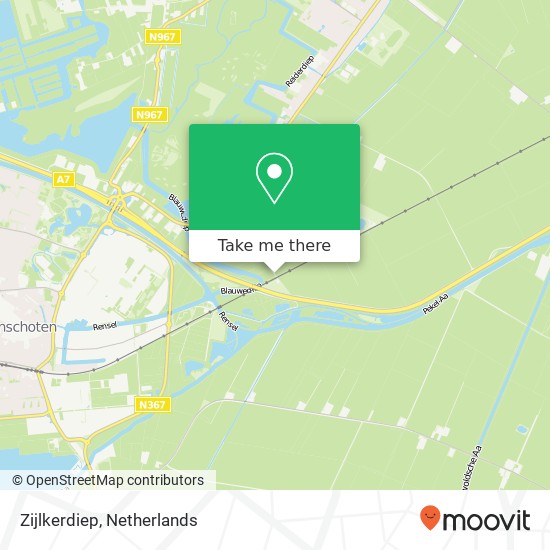 Zijlkerdiep map