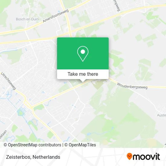 Zeisterbos map