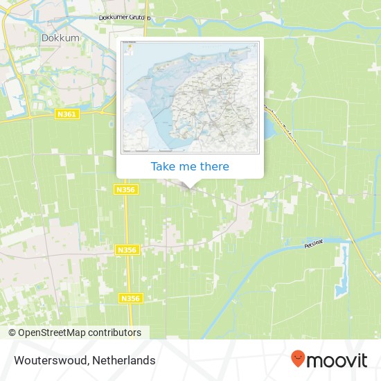 Wouterswoud map