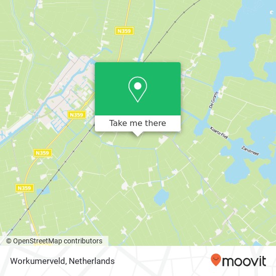 Workumerveld map