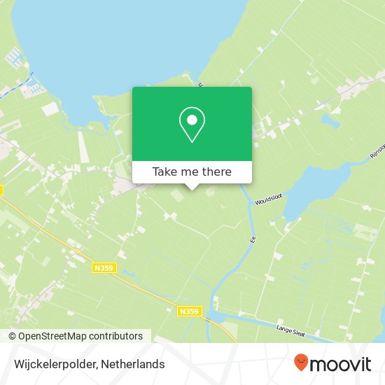 Wijckelerpolder Karte