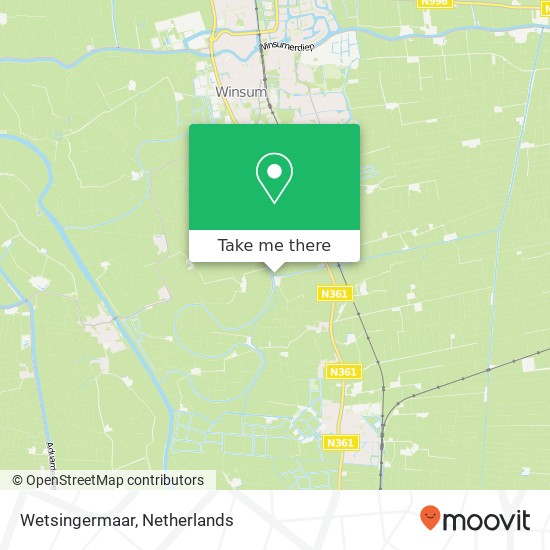 Wetsingermaar map