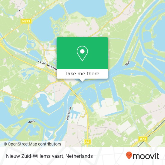 Nieuw Zuid-Willems vaart map