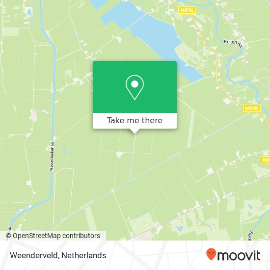 Weenderveld map