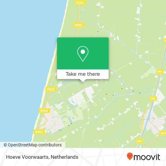 Hoeve Voorwaarts Karte