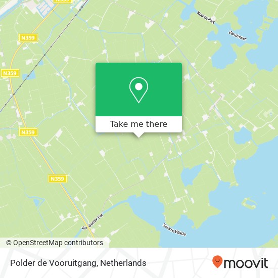 Polder de Vooruitgang map