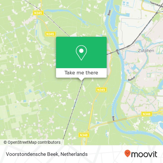 Voorstondensche Beek map