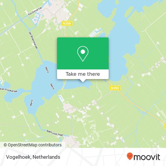 Vogelhoek map