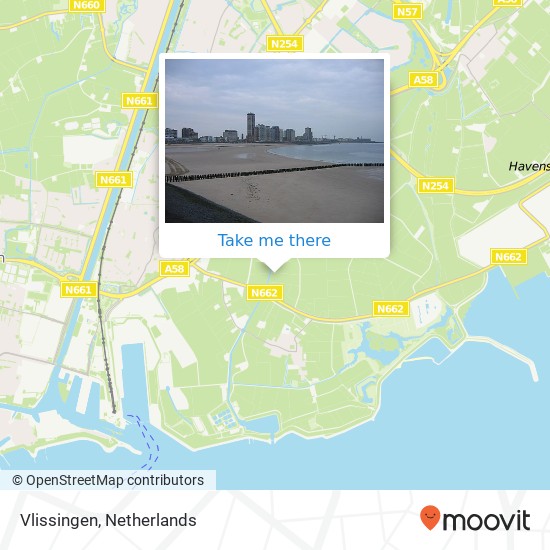 Vlissingen Karte