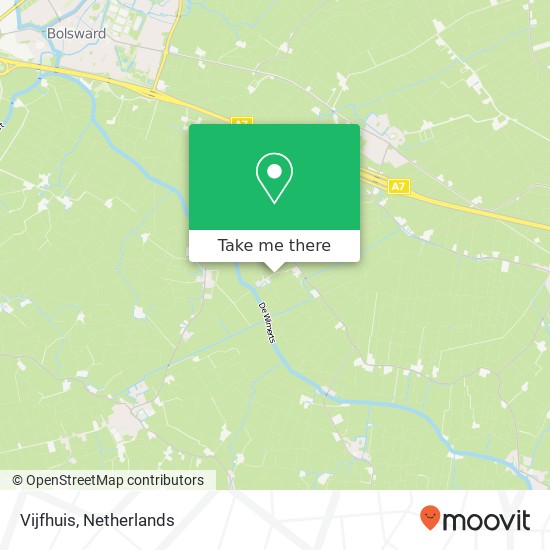 Vijfhuis map