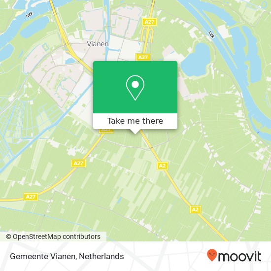 Gemeente Vianen map