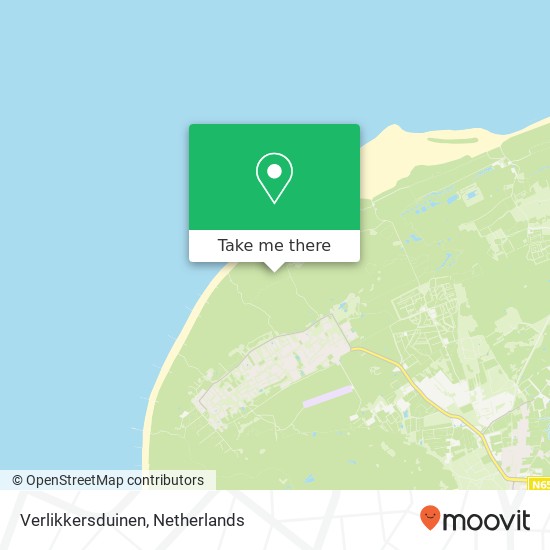 Verlikkersduinen map