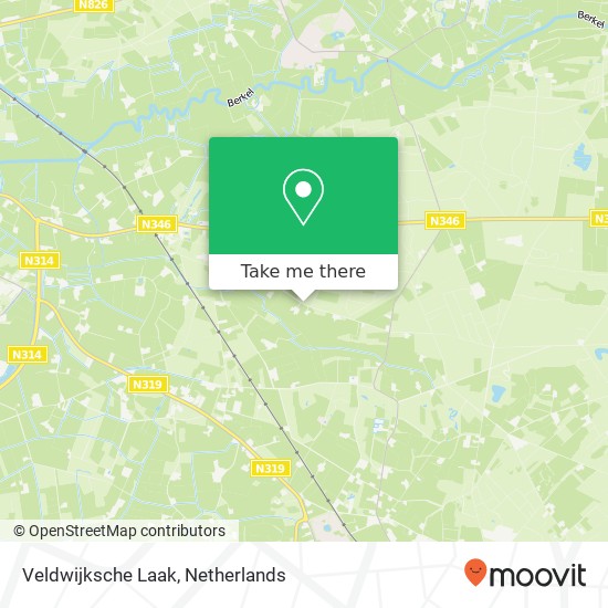 Veldwijksche Laak Karte