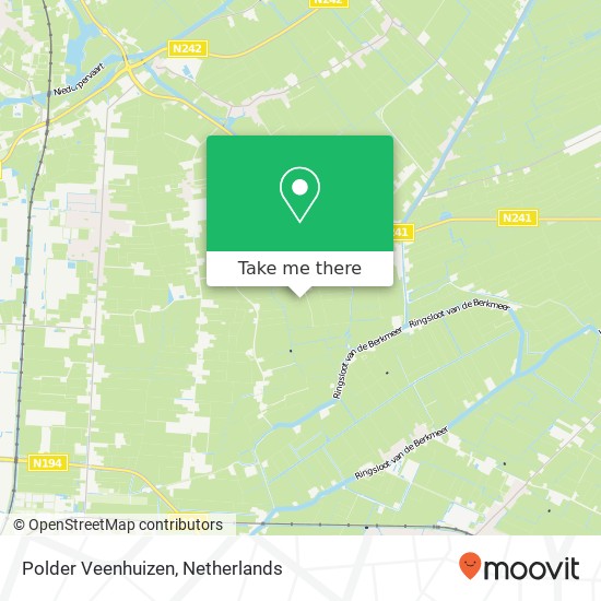 Polder Veenhuizen map