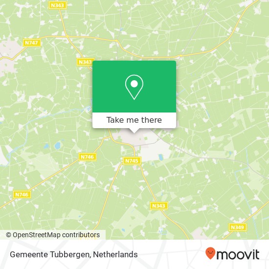 Gemeente Tubbergen map