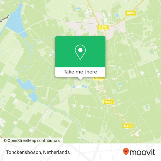 Tonckensbosch Karte