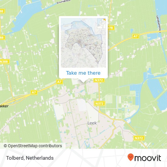 Tolberd map
