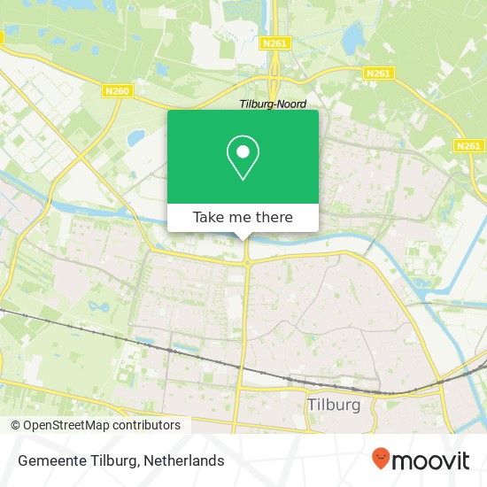 Gemeente Tilburg Karte