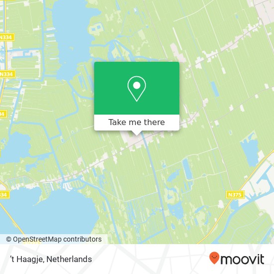 ’t Haagje map