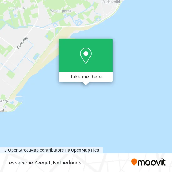 Tesselsche Zeegat map