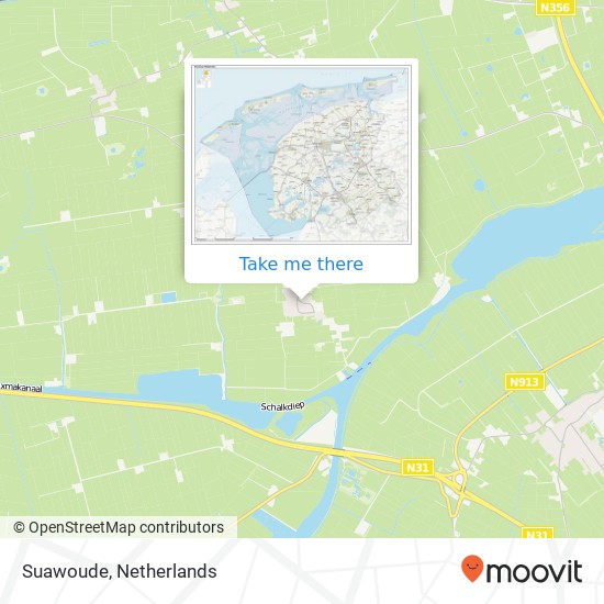 Suawoude map