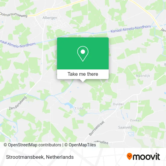 Strootmansbeek map