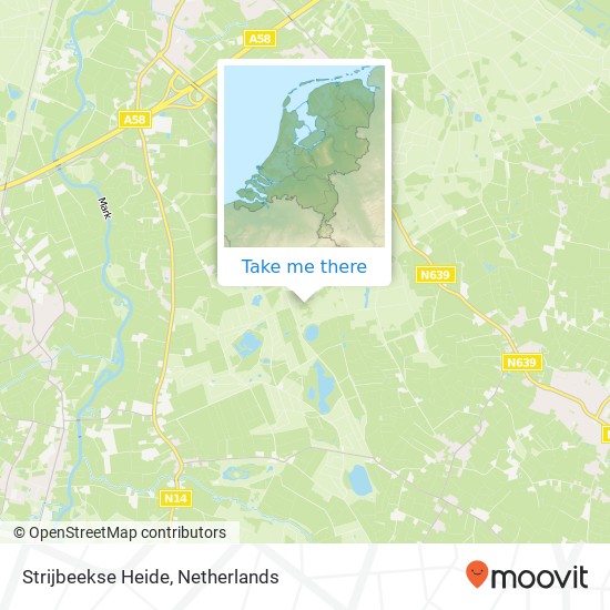 Strijbeekse Heide Karte