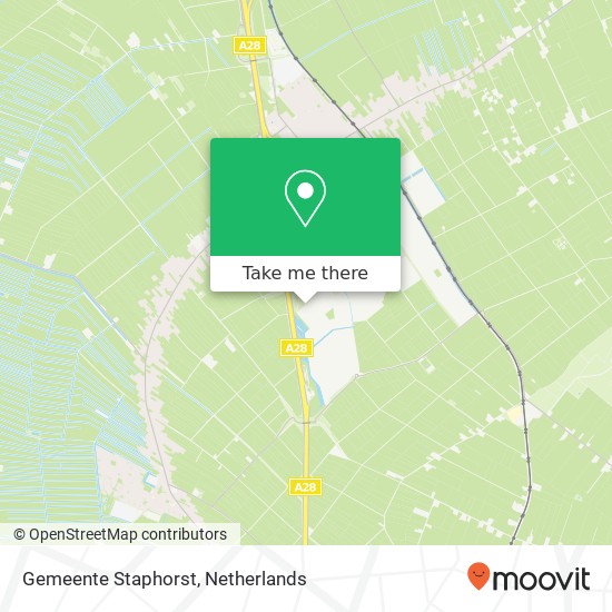 Gemeente Staphorst Karte
