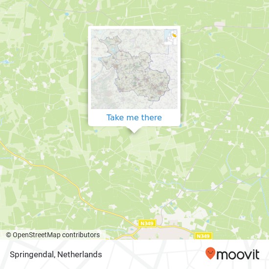 Springendal map