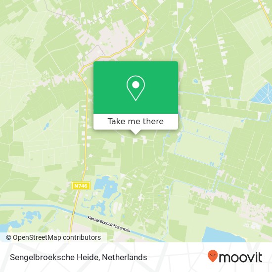 Sengelbroeksche Heide map