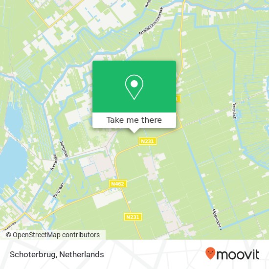 Schoterbrug map