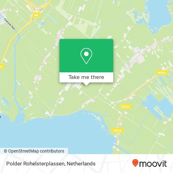 Polder Rohelsterplassen Karte