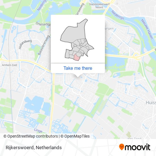 Rijkerswoerd Karte