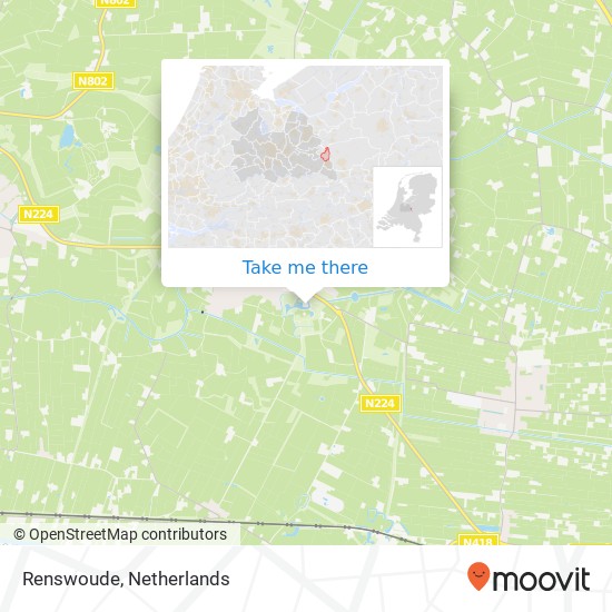 Renswoude map