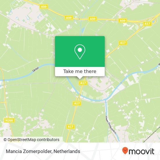 Mancia Zomerpolder map