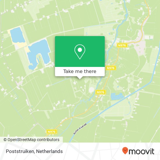 Poststruiken map