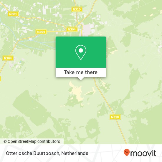 Otterlosche Buurtbosch map