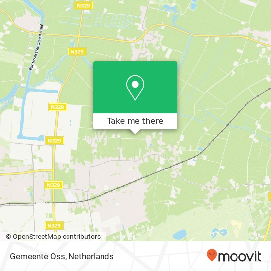 Gemeente Oss map