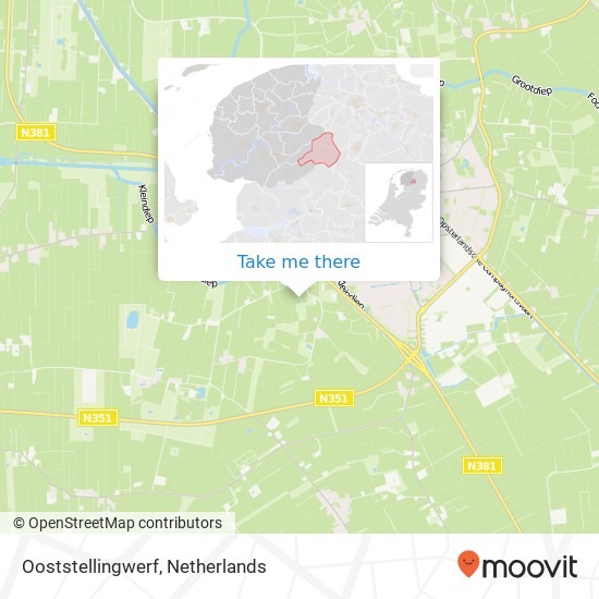 Ooststellingwerf Karte