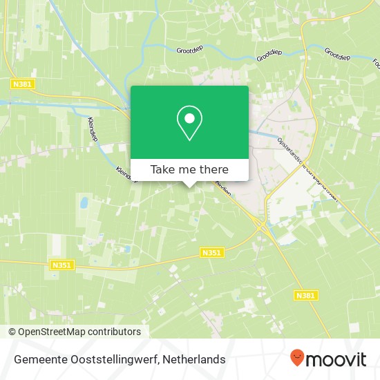 Gemeente Ooststellingwerf map