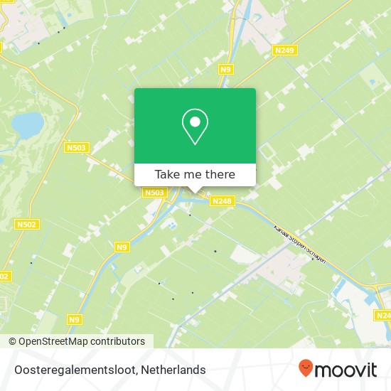 Oosteregalementsloot map