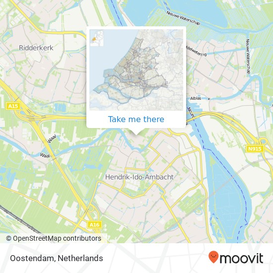 Oostendam Karte